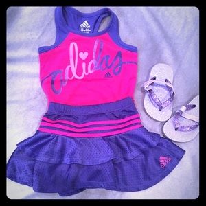 Two Piece toddler girl short/skirt outfit